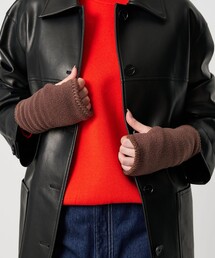 TWEED MILL（ツイードミル）の「＜TWEEDMILL＞フリース ステッチ フィンガーレスグローブ（手袋）」