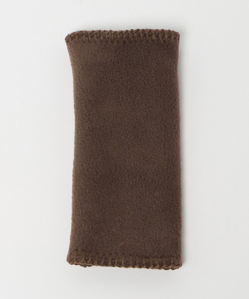 TWEED MILL（ツイードミル）の「＜TWEEDMILL＞フリース ステッチ フィンガーレスグローブ（手袋・レディース・ブラウン系/ブラック・FREE）」の10枚目の写真