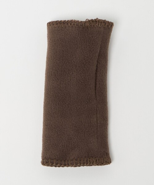 TWEED MILL（ツイードミル）の「＜TWEEDMILL＞フリース ステッチ フィンガーレスグローブ（手袋・レディース・ブラウン系/ブラック・FREE）」の11枚目の写真