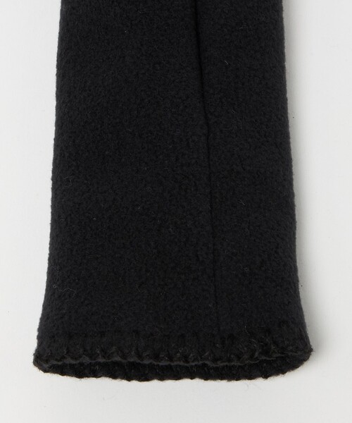 TWEED MILL（ツイードミル）の「＜TWEEDMILL＞フリース ステッチ フィンガーレスグローブ（手袋・レディース・ブラウン系/ブラック・FREE）」の16枚目の写真