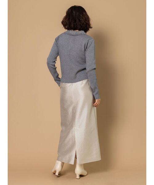 Te chichi CLASSIC（テチチクラシック）の「ビジューカラーニット《2025winter catalog item》（ニット/セーター・レディース・ブラック/グレー・F）」の14枚目の写真