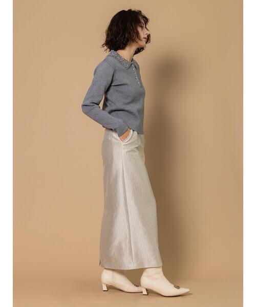 Te chichi CLASSIC（テチチクラシック）の「ビジューカラーニット《2025winter catalog item》（ニット/セーター・レディース・ブラック/グレー・F）」の15枚目の写真