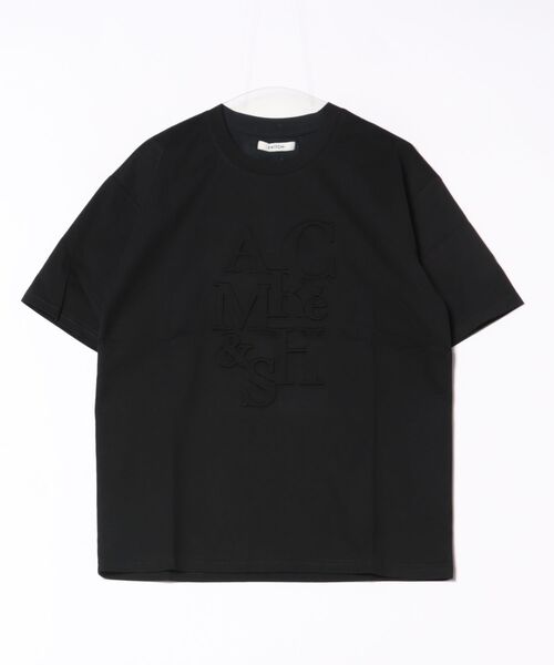 SWITCH BY ARCH(スイッチバイアーチ)の「《ARC》《SWITCH by ARCH》エンボス ロゴ Tシャツ(Tシャツ/カットソー・レディース・ブラック/ホワイト・FREE)」の1枚目の写真