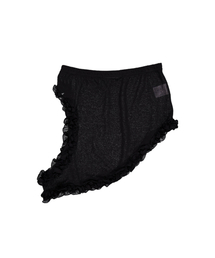FRILL SIDE WHOLE SK / BLACK