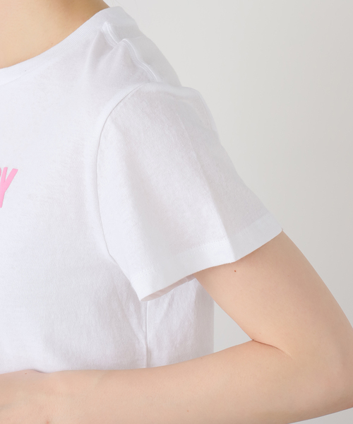 ASHLEY WILLIAMS(アシュリーウィリアムス)の「【Ashley Williams / アシュリー・ウィリアムズ】 WHITE CROPPED T-SHIRT AWAW250100(Tシャツ/カットソー・レディース・ホワイト・SMALL/MEDIUM)」の8枚目の写真
