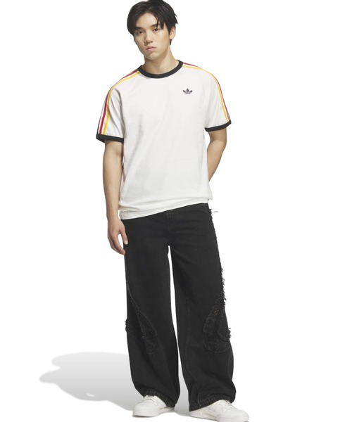 adidas(アディダス)の「adidas TG WIDE DENIM PANTS / アディダス チームガイスト ワイド D パンツ(デニムパンツ・メンズ・ブラック・24inch/25inch/26inch/30inch/32inch/34inch/36inch)」の10枚目の写真