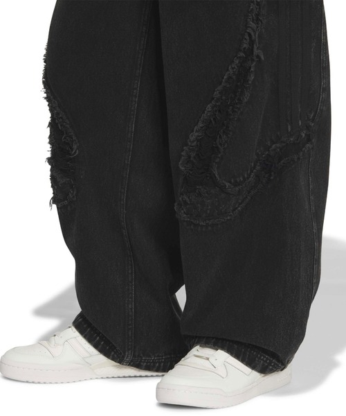 adidas(アディダス)の「adidas TG WIDE DENIM PANTS / アディダス チームガイスト ワイド D パンツ(デニムパンツ・メンズ・ブラック・24inch/25inch/26inch/30inch/32inch/34inch/36inch)」の5枚目の写真
