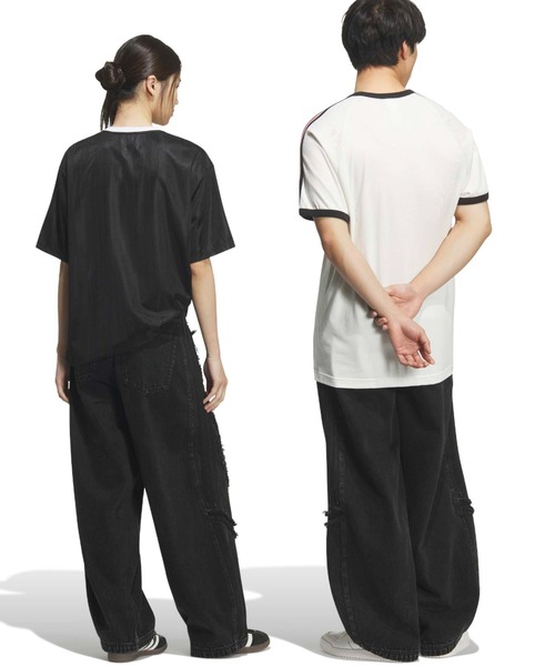 adidas(アディダス)の「adidas TG WIDE DENIM PANTS / アディダス チームガイスト ワイド D パンツ(デニムパンツ・メンズ・ブラック・24inch/25inch/26inch/30inch/32inch/34inch/36inch)」の11枚目の写真
