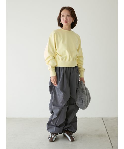 emmi(エミ)の「ランダムタックナイロンワークパンツ(その他パンツ・レディース・ホワイト/グレー/ブラック・0/1)」の18枚目の写真