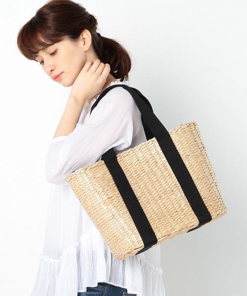 coen（コーエン）の「テープカゴバッグBIG（かごバッグ・レディース・ナチュラル・FREE）」の8枚目の写真