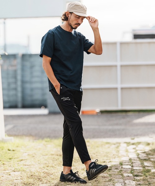 1minute 1second（ワンミニットワンセカンド）の「mp14361-cursive embroidery nylon jersey pants イージーパンツ(1M26H030)（その他パンツ・メンズ・ブラック/ネイビー/ホワイト・S/M/L/XL）」の15枚目の写真