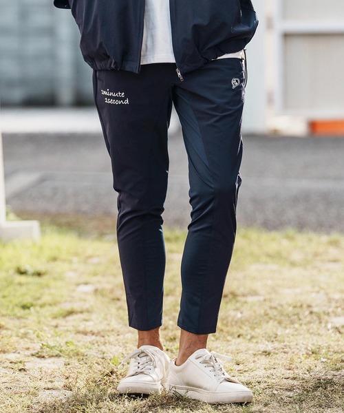 1minute 1second（ワンミニットワンセカンド）の「mp14361-cursive embroidery nylon jersey pants イージーパンツ(1M26H030)（その他パンツ・メンズ・ブラック/ネイビー/ホワイト・S/M/L/XL）」の18枚目の写真