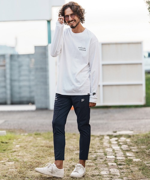 1minute 1second（ワンミニットワンセカンド）の「mp14361-cursive embroidery nylon jersey pants イージーパンツ(1M26H030)（その他パンツ・メンズ・ブラック/ネイビー/ホワイト・S/M/L/XL）」の21枚目の写真