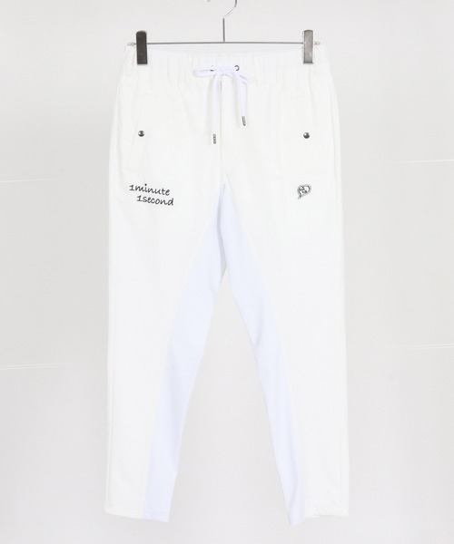 1minute 1second（ワンミニットワンセカンド）の「mp14361-cursive embroidery nylon jersey pants イージーパンツ(1M26H030)（その他パンツ・メンズ・ブラック/ネイビー/ホワイト・S/M/L/XL）」の22枚目の写真