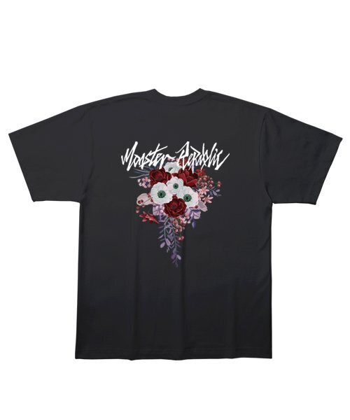 MONSTER REPUBLIC(モンスターリパブリック)の「ムーブメントフラワーメルローレッドTシャツブラック(Tシャツ/カットソー・レディース・その他・X-LARGE/LARGE/MEDIUM/SMALL)」の3枚目の写真