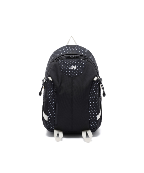 NICE GHOST CLUB(ナイスゴーストクラブ)の「NGC POLKA DOT BACKPACK_BLACK(NG2FSUAB41A)(バックパック/リュック・レディース・ブラック・F)」の1枚目の写真