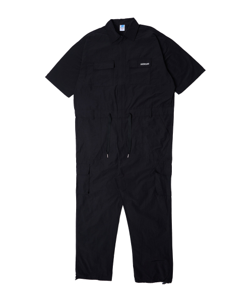 DOUBLE JD(ダブルジェイディー)の「ジッパージャンプスーツ(ブラック)(つなぎ/オールインワン・レディース・その他・LARGE/MEDIUM)」の1枚目の写真