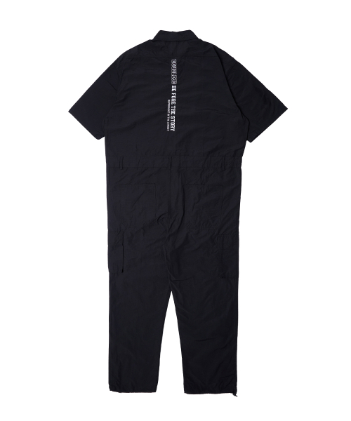 DOUBLE JD(ダブルジェイディー)の「ジッパージャンプスーツ(ブラック)(つなぎ/オールインワン・レディース・その他・LARGE/MEDIUM)」の2枚目の写真