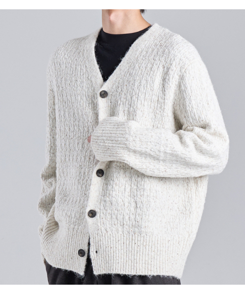 Woolblend тексчарнид куртка кардиган (light beige)
