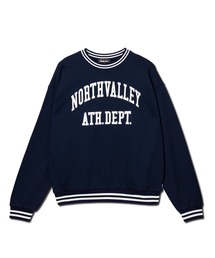 RIB LINE COLLEGE CREWNECK