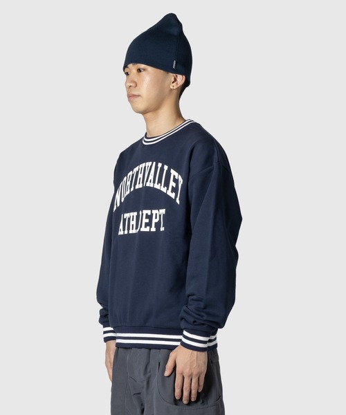 Chocolate Jesus (チョコレートジーザス )の「RIB LINE COLLEGE CREWNECK(スウェット・メンズ・アッシュ/ネイビー/ブラウン・SMALL/MEDIUM/LARGE/X-LARGE/XX-LARGE)」の22枚目の写真