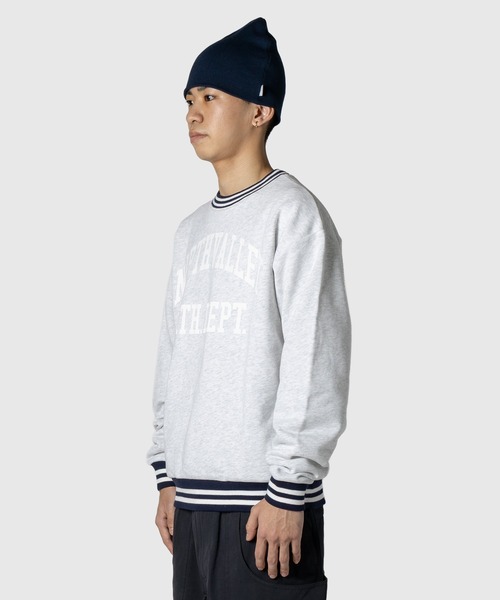 Chocolate Jesus (チョコレートジーザス )の「RIB LINE COLLEGE CREWNECK(スウェット・メンズ・アッシュ/ネイビー/ブラウン・SMALL/MEDIUM/LARGE/X-LARGE/XX-LARGE)」の10枚目の写真