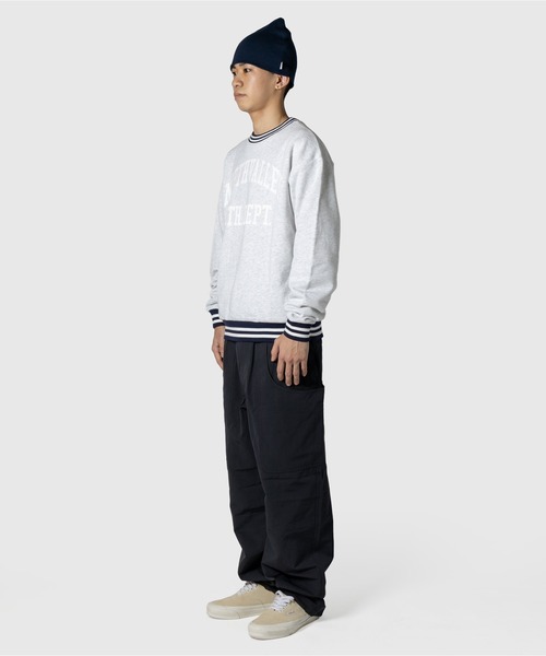 Chocolate Jesus (チョコレートジーザス )の「RIB LINE COLLEGE CREWNECK(スウェット・メンズ・アッシュ/ネイビー/ブラウン・SMALL/MEDIUM/LARGE/X-LARGE/XX-LARGE)」の7枚目の写真