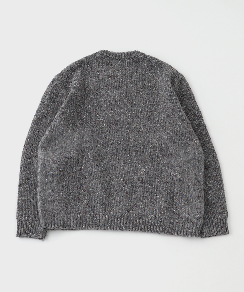 Maison Margiela（メゾンマルジェラ）の「MAISON MARGIELA (メゾン マルジェラ) 3G WOOL NEP C/N ニット（ニット/セーター・メンズ・グレー・LARGE）」の2枚目の写真