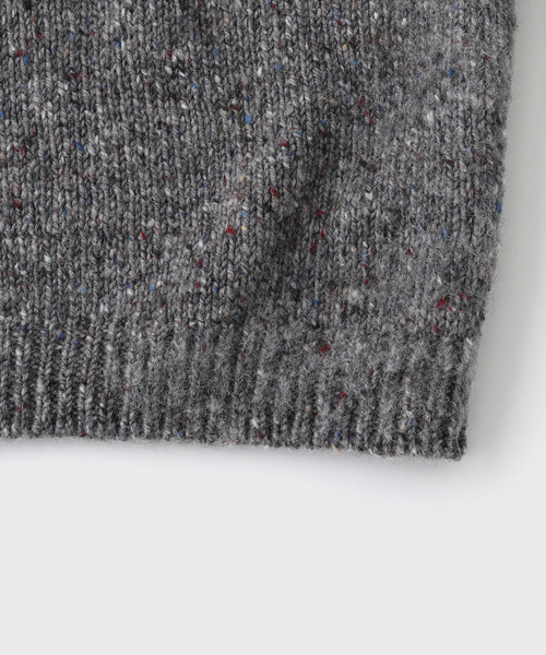 Maison Margiela（メゾンマルジェラ）の「MAISON MARGIELA (メゾン マルジェラ) 3G WOOL NEP C/N ニット（ニット/セーター・メンズ・グレー・LARGE）」の5枚目の写真