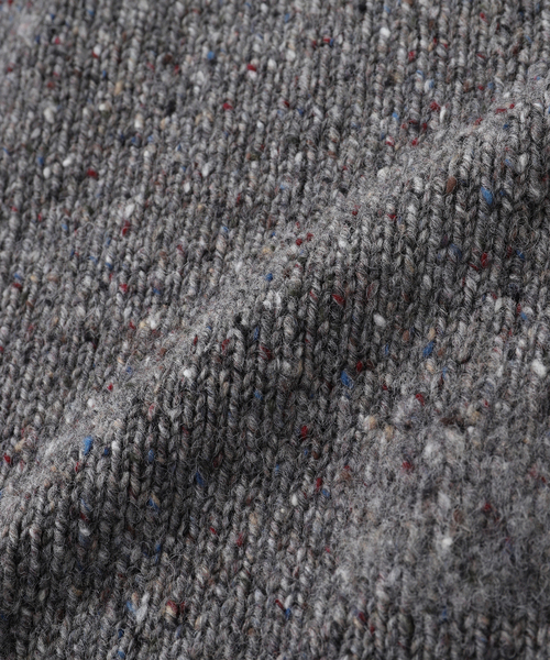 Maison Margiela（メゾンマルジェラ）の「MAISON MARGIELA (メゾン マルジェラ) 3G WOOL NEP C/N ニット（ニット/セーター・メンズ・グレー・LARGE）」の6枚目の写真