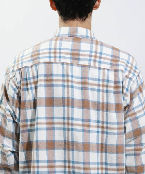 BAYFLOW(ベイフロー)の「ヴィンテージライクアソートチェックシャツ(シャツ/ブラウス・メンズ・ブラック/グリーン/ブルー/レッド・MEDIUM/LARGE)」の8枚目の写真