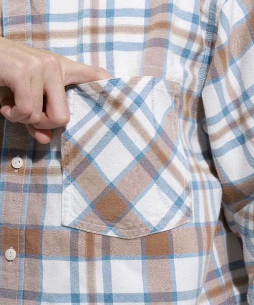 BAYFLOW(ベイフロー)の「ヴィンテージライクアソートチェックシャツ(シャツ/ブラウス・メンズ・ブラック/グリーン/ブルー/レッド・MEDIUM/LARGE)」の11枚目の写真