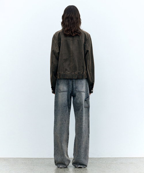 INSILENCE WOMEN（インサイレンスウーマン）の「ヴィンテージカーペンターデニム WASHED BLUE（デニムパンツ・レディース・その他・SMALL/MEDIUM）」の3枚目の写真