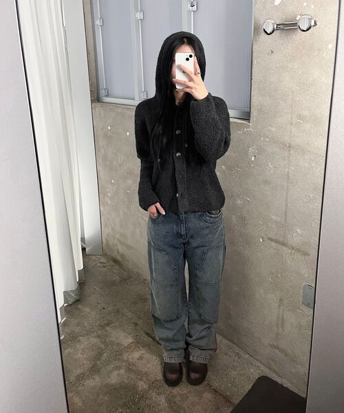 INSILENCE WOMEN（インサイレンスウーマン）の「ヴィンテージカーペンターデニム WASHED BLUE（デニムパンツ・レディース・その他・SMALL/MEDIUM）」の7枚目の写真