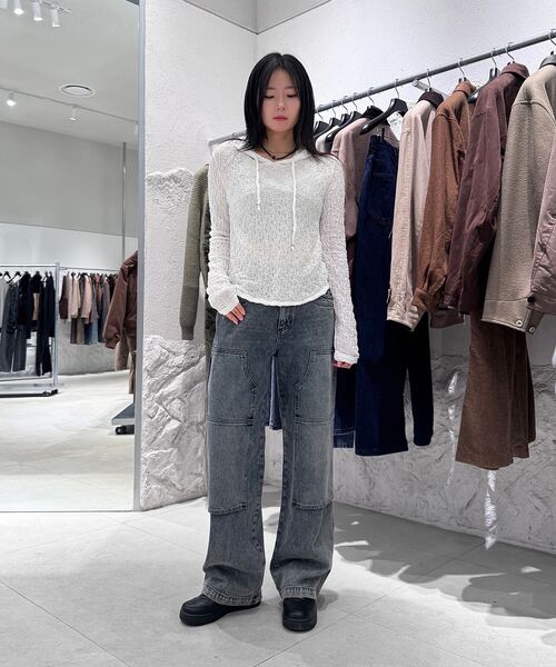 INSILENCE WOMEN（インサイレンスウーマン）の「ヴィンテージカーペンターデニム WASHED BLUE（デニムパンツ・レディース・その他・SMALL/MEDIUM）」の17枚目の写真