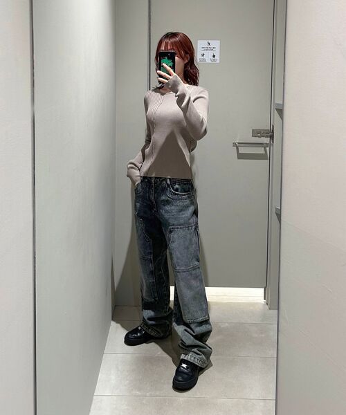 INSILENCE WOMEN（インサイレンスウーマン）の「ヴィンテージカーペンターデニム WASHED BLUE（デニムパンツ・レディース・その他・SMALL/MEDIUM）」の18枚目の写真