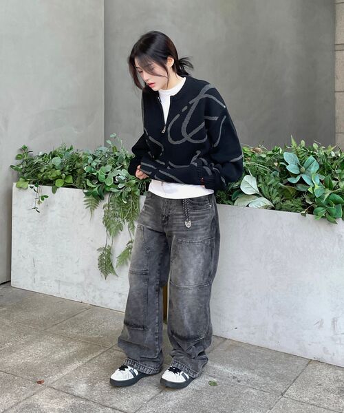 INSILENCE WOMEN（インサイレンスウーマン）の「ヴィンテージカーペンターデニム WASHED BLUE（デニムパンツ・レディース・その他・SMALL/MEDIUM）」の20枚目の写真