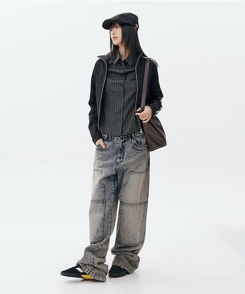 INSILENCE WOMEN（インサイレンスウーマン）の「ヴィンテージカーペンターデニム WASHED BLUE（デニムパンツ・レディース・その他・SMALL/MEDIUM）」の21枚目の写真
