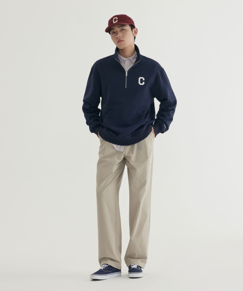 COVERNAT(カバーナット)の「Cロゴハーフジップスウェット ダークネイビー(スウェット・レディース・その他・X-SMALL/MEDIUM/LARGE/X-LARGE/XX-LARGE/SMALL)」の3枚目の写真