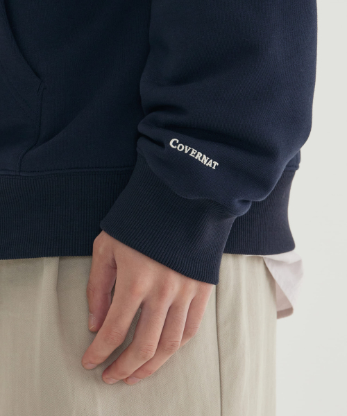 COVERNAT(カバーナット)の「Cロゴハーフジップスウェット ダークネイビー(スウェット・レディース・その他・X-SMALL/MEDIUM/LARGE/X-LARGE/XX-LARGE/SMALL)」の7枚目の写真