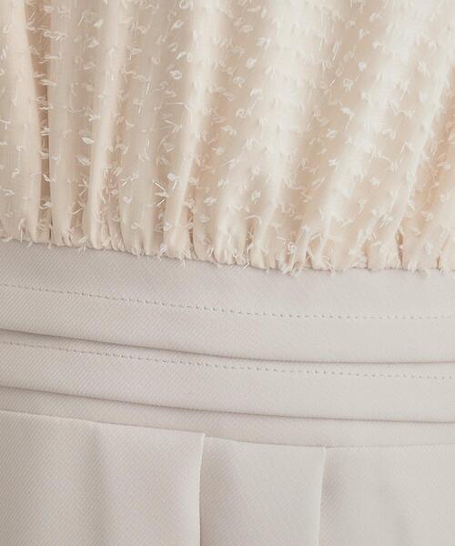 couture brooch（クチュールブローチ）の「【通勤・ラメジャカード】ドッキングワンピース（ワンピース・レディース・ナチュラル/ブラック・38/36/42/40）」の12枚目の写真