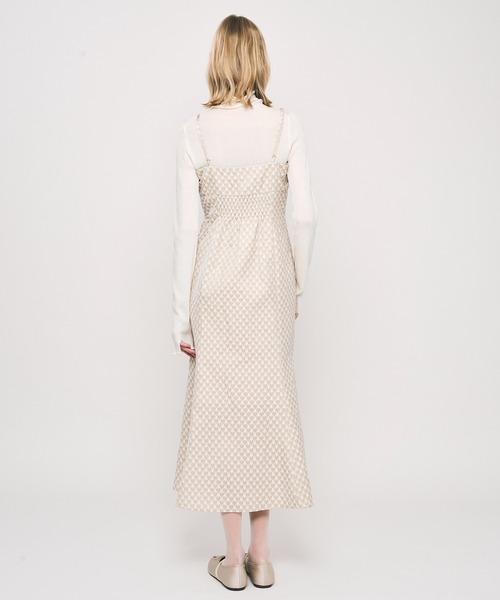 DEICY(デイシー)の「ハートJQキャミワンピース(ワンピース・レディース・ピンク/ベージュ・1/0)」の5枚目の写真