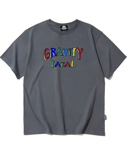 TRIPSHION(トリップション)の「GRAVITY FATAL Tシャツ - グレー(Tシャツ/カットソー・メンズ・その他・LARGE/MEDIUM/X-LARGE)」の1枚目の写真