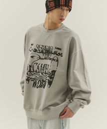 CAMEL WORK（キャメルワーク）の「チップディルージョングランジスウェットシャツ（ピグメントグレー）（スウェット）」