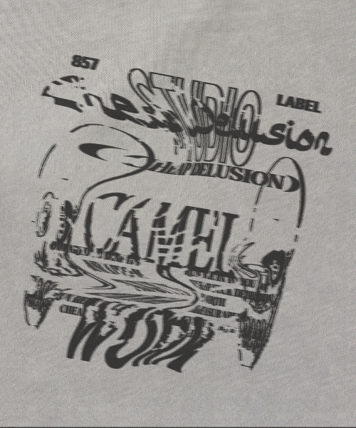 CAMEL WORK(キャメルワーク)の「チップディルージョングランジスウェットシャツ(ピグメントグレー)(スウェット・メンズ・その他・MEDIUM/LARGE/X-LARGE)」の4枚目の写真