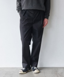 【NewAnce】One Tuck Straight Pants -N-Compact Twill Series -/ワンタックストレートパンツ