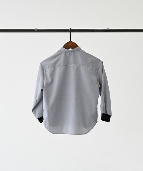 GENERATOR（ジェネレーター）の「GENERATOR/ジェネレーター ストライプシャツ（シャツ/ブラウス・キッズ・グリーン/ネイビー・M/L/XL）」の13枚目の写真