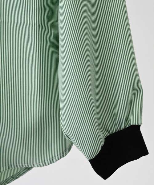 GENERATOR（ジェネレーター）の「GENERATOR/ジェネレーター ストライプシャツ（シャツ/ブラウス・キッズ・グリーン/ネイビー・M/L/XL）」の18枚目の写真