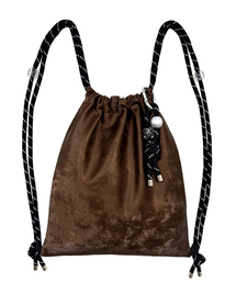 OTHER-worldly（アザーワールドリー）の「ロープキーリングジム[ブラウンビーズ]（バックパック/リュック）」