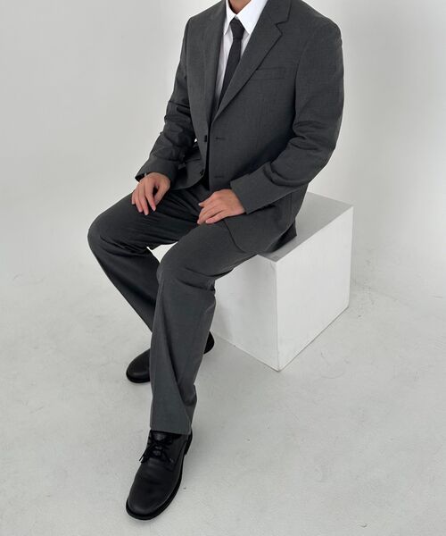 NONBLANK（ノンブランク）の「[SAINT YEAR] セミワイドフィットスラックス_GREY（スラックス・メンズ・その他・SMALL/MEDIUM/LARGE/X-LARGE/XX-LARGE）」の11枚目の写真